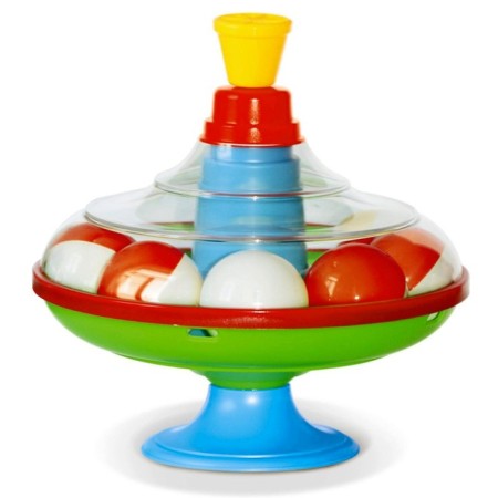 Yula big with balls, diameter 16 cm-2