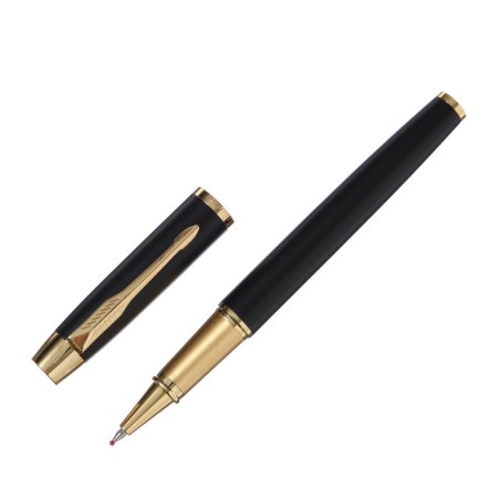 Handle Gift Roller in the leatherette case, the case is black, gold-2