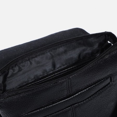 Male bag, black color-3