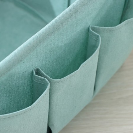 Basket for storage of the share "Taya", 3 pockets, 30 × 24 × 18 cm, barrier color-3