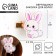 Hair hairpin “Bunny”, 2.5 x 3 cm