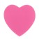 Block with a sticky edge "Heart" 50 sheets, fluorescent 5 colors