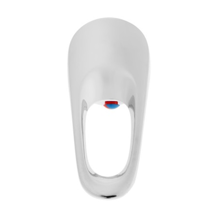 Zein mixer handle, under a 35 mm cartridge, zinc, chromium color-1