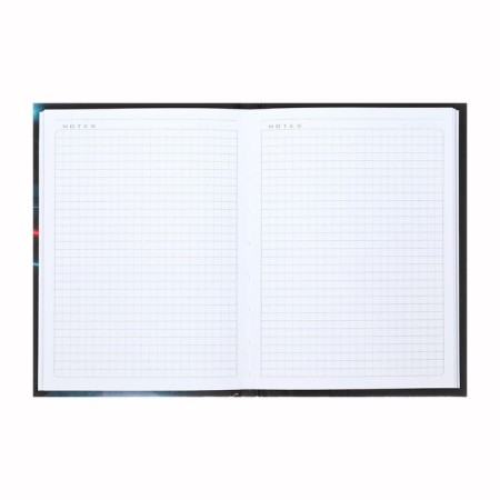 Notebook, A6, 80 sheets, in a cage, "Drone", cover 7BC, glossy lamination, offset block 60g/m2-3