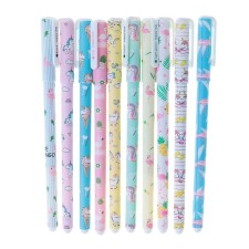 A set of gel pens 