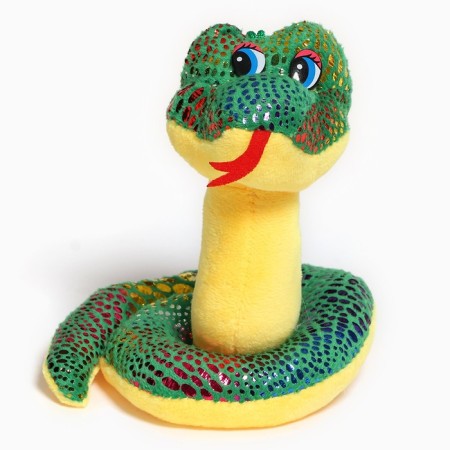 Soft toy "Snake with a tongue" on a suspension, 13 cm-2