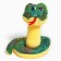 Soft toy "Snake with a tongue" on a suspension, 13 cm
