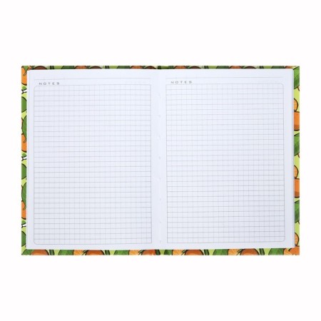 Notebook, A6, 80 sheets, in a cage, "definitely juicy", a solid cover, glossy lamination, an offset block 60g/m2-3