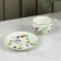 Service Porcelain Tea Daulay "Green Garden", 12 items: 6 cups 220 ml, 6 saucer d = 13 cm