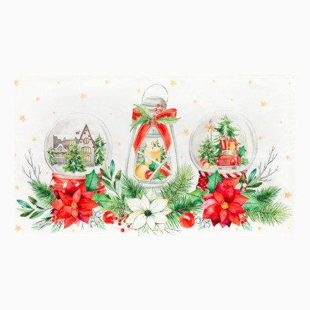 Gift Ethel Set Christmas Red Flowers, apron, towel, take-5