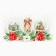 Gift Ethel Set Christmas Red Flowers, apron, towel, take