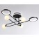 LED ceiling LED with a change of lamp and control panel Ambrella Light, Linetech, FL66232, G9, 48 W, 3600LUM, 3000-6400K, Black Black, White matte