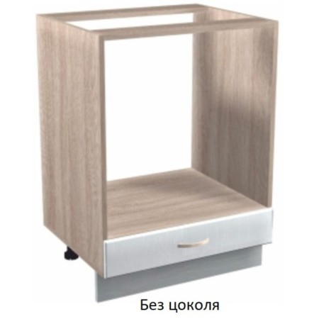 Floor cabinet for country equipment 600x510x820 milk/white oak