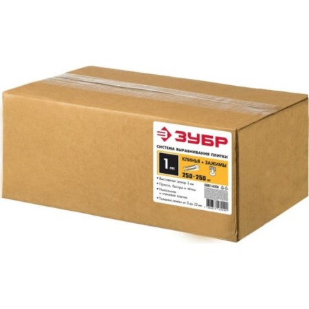 SVP bison 33851-H250, set: 250 + 250pcs (1 mm clamp + wedge), in the box-4