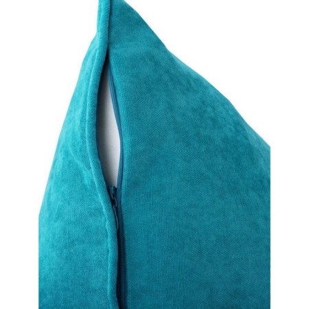 Decorative pillowcase "Tina", size 45x45 cm, turquoise color-1