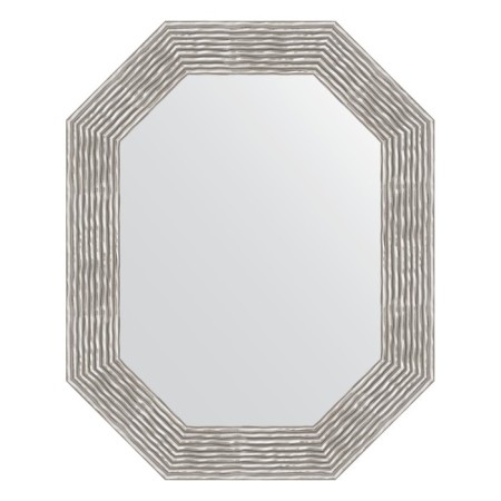 Mirror in the baguette frame, a wave of chrome 90 mm, 61x76 cm