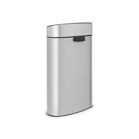 Garbage bucket Brabantia Touch Bin New, Soft Touch system, color gray metallic, 40 liters-2