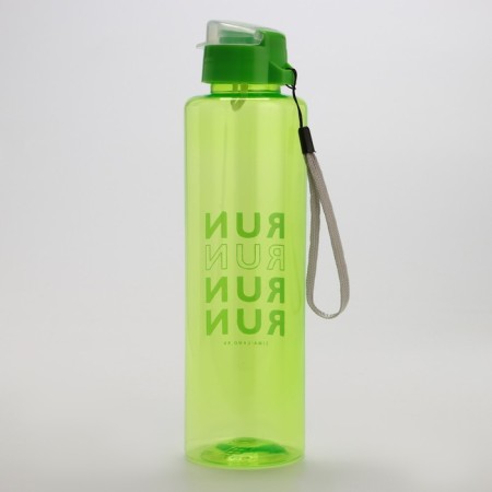 Water bottle run, 600 ml, green color-2