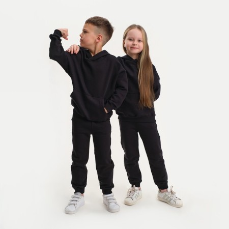 Kid for children (hoodies, trousers) KAFTAN "BASIC Line", size 28 (86-92), black color-5