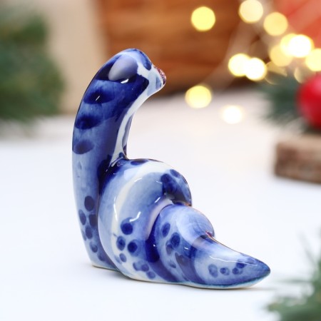 Souvenir "Snake of Gian", Gzhel-3