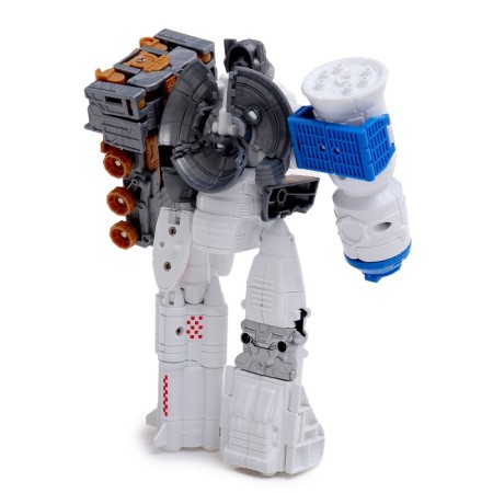 Rocket robot is transformed with metal elements-6