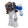 Rocket robot is transformed with metal elements