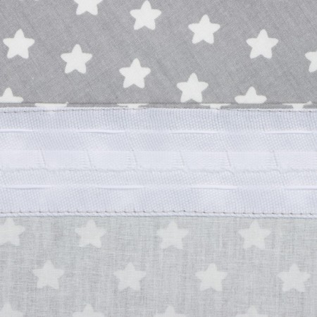 Curtains for the kitchen Ethel "Stars" 149x180 cm - 2 pcs, grabbing - 2 pcs, 80% HL, 20% PE-6