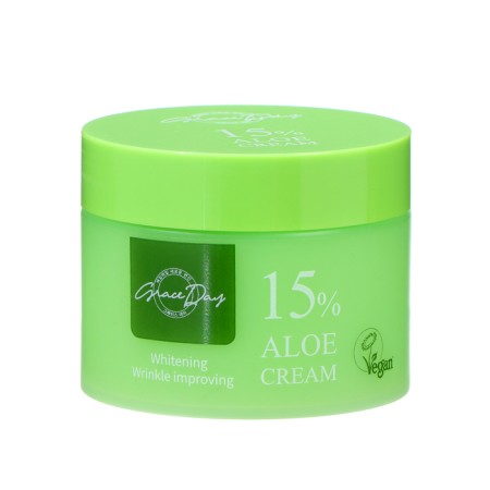 Face and body cream Grace Day, with aloe 15%, 50 ml-1
