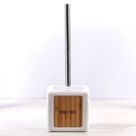 Worsh for the toilet with a stand "Style", 400 ml, 12 × 10 × 36 cm, white color