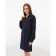 Shirt (shirt) female kaftan “points”, blue color, size 40-42