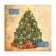 New Year's napkins Paper New Line Fresco "Christmas tree", 33x33 cm, 3 layers