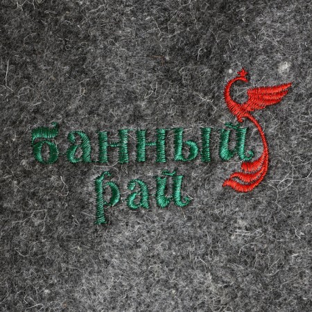 Stear for the bath "Bath Paradise", felt, gray, 180x60cm-2