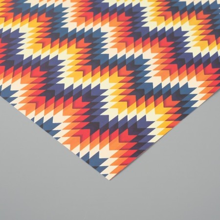 Scrapbooking "Zigzag" density 180 grams set 5 pcs 30.5x32 cm-3