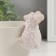 Souvenir Ceramics "White Sheep" on Kashpo 4.6x5.6x8.4 cm