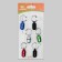 Address Capsula for a note, 2.2 x 1.3 cm, packing 6 pcs, mix
