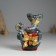 Piggy bank Polystone "Snakes of Happiness with a gift" 9.5x6.5x11.2 cm