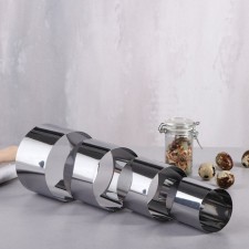 A set of baking forms and calculation 
