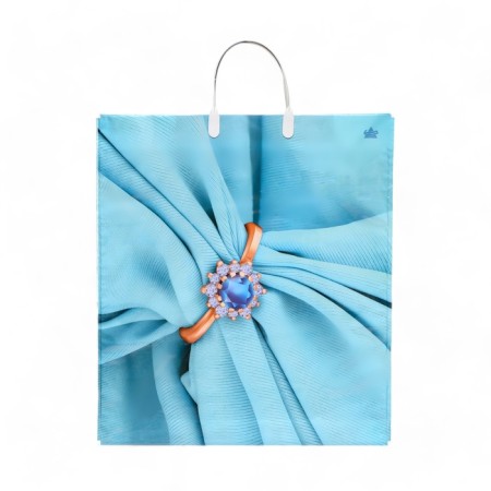 Package "Beautiful Topaz", polyethylene with a plastic pen, 40x44 cm, 100 μm