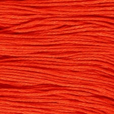 Muline threads, 8 ± 1 m, tangerine color No. 720