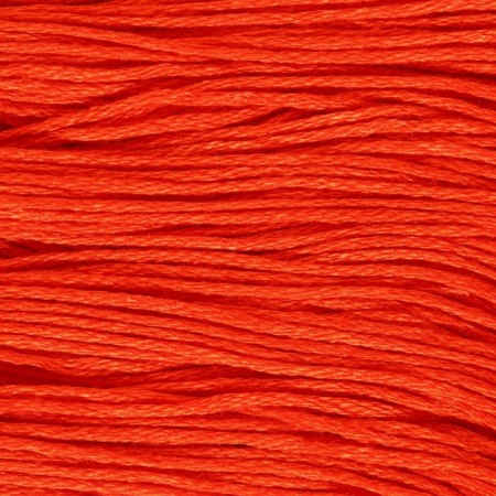Muline threads, 8 ± 1 m, tangerine color No. 720