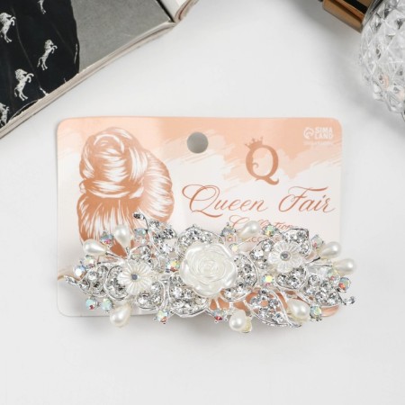 Hair hairpin "Ozla" Rose, 9 cm-2