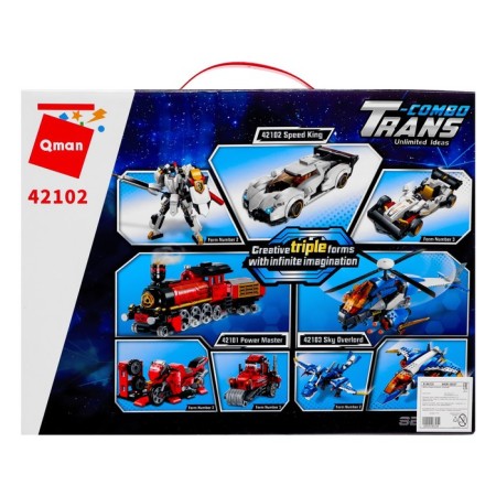 Designer Transformer "Sports", 3 assembly options, 428 details-3