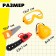 Set of builder "foreman", with a textile vest, 15 items
