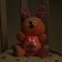 The toy developing musical "Bunny", 18 cm