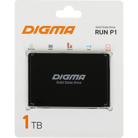 SSD Digma Sata III 1TB DGSR2001TP13T RUN P1 2.5 "-5