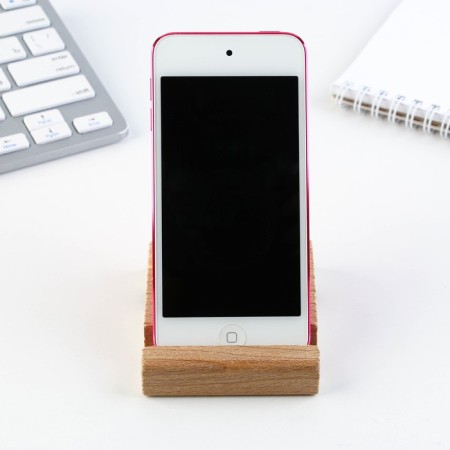 Stand under the phone, pine color-3