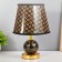 Hell lamp "Amalia" E14 40W Black Gold 20x20x30 cm Risalux