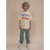 T -shirt for boys, height 92 cm, cream color