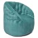 Chelsea chair, size 85x85 cm, velor fabric, turquoise color