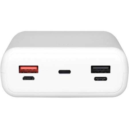 The external battery TFN Solid 30 PD, 2 USB, USB-C, fast charging, 30,000 mAh, white-5